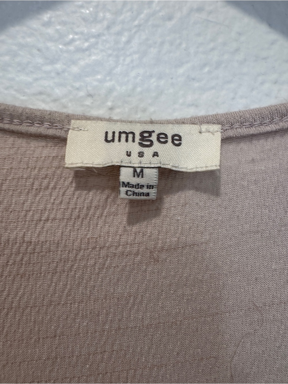Umgee Lace-Hem Layered Tank Tunic Top - Light Mauve Medium - Picture 3 of 5